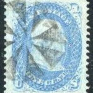 US 92 Early Classics Fancy Cancel Used VF Jumbo tiny flaws cv $475