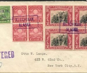 US Alaska, Ketchikan 651, 654, 658 Fancy Cancel Cover