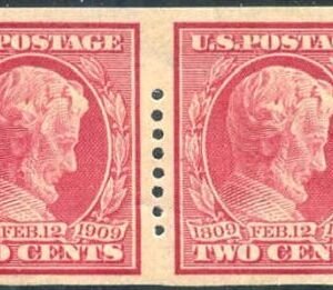 US 368 var Early Commemoratives F - VF Pair with Schermack co 3mm spacing cv 210.00