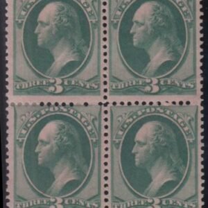 US Essays and Proofs 158 - E1 Mint H/LH  Ave-F-VF Block Of 4 On Pale Rose