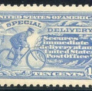 US E9 Special Delivery Mint F - VF LH Fresh cv $190