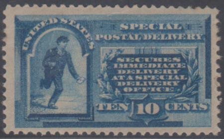 US E1 Special Delivery VF Mint Hinged Fresh cv $550