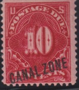 US Possessions - Canal Zone #J3 MintLH F