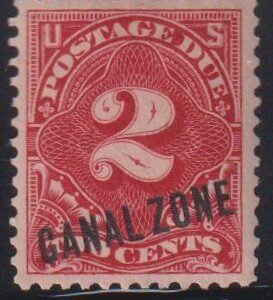 US Possessions - Canal Zone #J2 LH VF