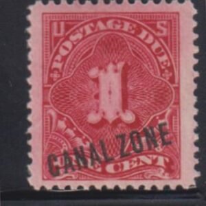 US Possessions - Canal Zone #J1 MintLH F - VF
