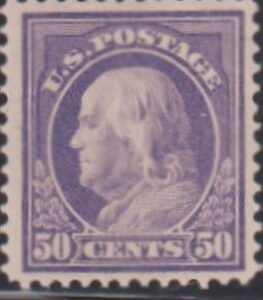 US Washington - Franklin #421 MintLH F - VF+