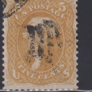 US Classics #67 Used  F - VF  nicely centered for this  Cat Value: $750