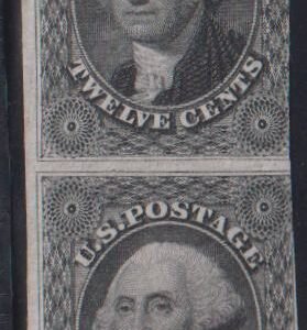 US Classics #17 Mint  AVE - F  no gum top stamp thin spot why cert 3 margins  Cat Value: $1750