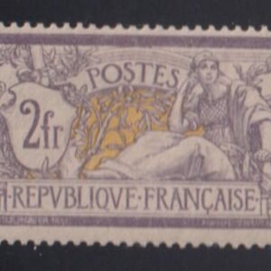 France #126 LH Mint  F - VF  very fresh weiss cert Cat Value: $625