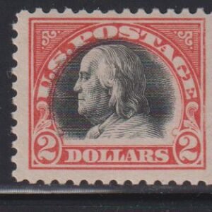 US Washington - Franklin #523 LH Mint  F - VF bright orange large margins looks at an hpse cert  Cat Value: $500