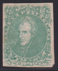 US Confederates #3 Mint  F - VF no gum thin spot  Cat Value: $1000