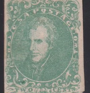 US Confederates #3 Mint  F - VF no gum thin spot  Cat Value: $1000