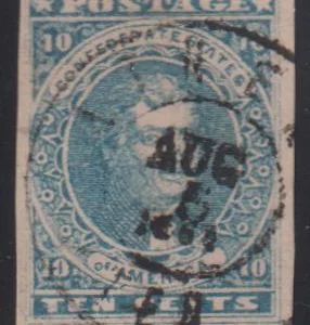 US Confederates #2 Used  VF  nice CDs  Cat Value: $180++