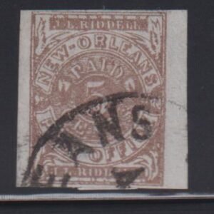 US Confederates #62x4 Used  VF Right sheet margin brown  Cat Value: $200