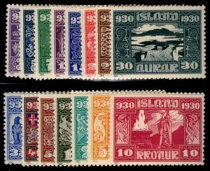 Iceland 152-166 LH F-VF