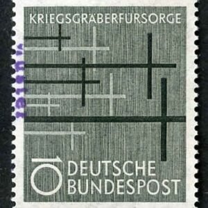 Germany 1956 753 Specimen Ovpt - Cemetery Crosses Commemorate WWII