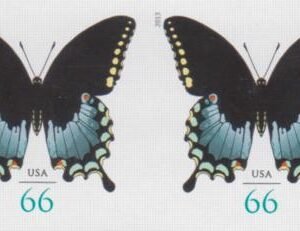 US 4736a Modern Imperf Spicebush Swallowtail Pair Butterfly