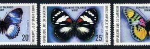 Cameroun 644 - 646 Butterflies