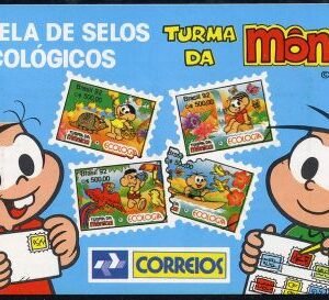 Brazil 2373a Booklet with Strip of 4, Butterflies, Birds, Flowers