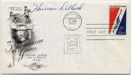 US C56 FDC Signed by Harrison Dillard, Olympic Gold Medalist