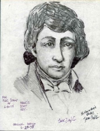 Jack Davis Artwork : Scott 1598 Frances Scott Key