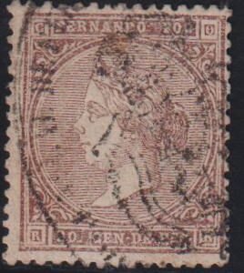 Spain - Fernendo Po #1 Used F - VF