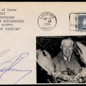 1964 #1246 FDC Signed by George Romney, Governor of  Michigan