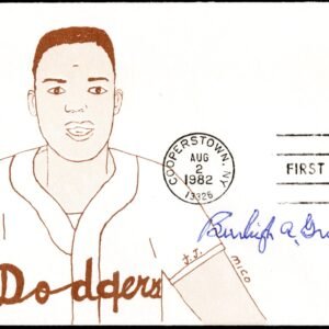 US 1982 #2016 FDC Signed by Burleigh Grimes, Baseball Hall of Fame