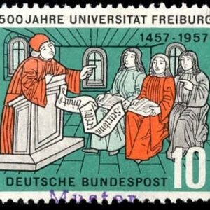 Germany 1957 766 Specimen Ovpt - Scholars Manuscripts