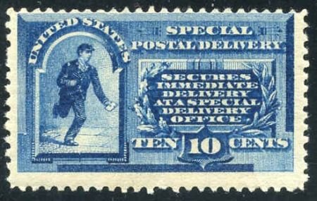 US E1 Special Delivery Fine NH cv $1,250