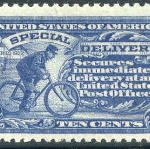 US E11 Special Delivery VF Very LH Dark ultramarine "pink back"