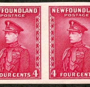 Newfoundland 189a VF NH Horizontal Imperf Pair cv 75.00