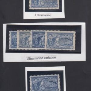 US E11 Special Delivery VF NH, Group of 6 Stamps; 5 Different Shades of Ultramarine, Plus 1 Pink Back; All Fresh! cv $450