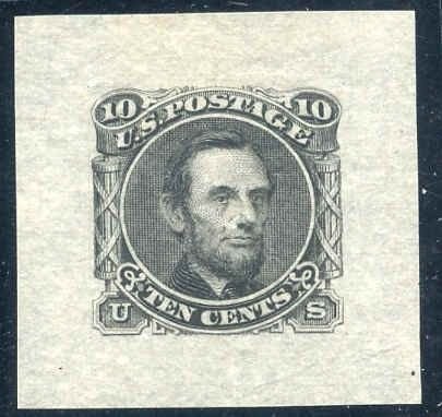 US 116-E1d XF Die on Proof Paper Rare! cv $1,000