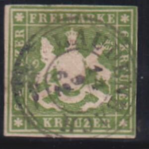 German States-Wurttemburg #16 Used F - VF