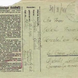 Auschwitz Envelope 017