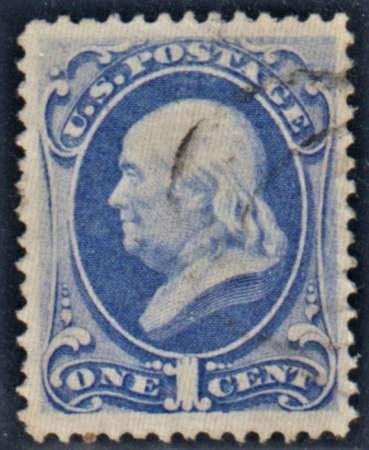 US 134 Bank Notes Used VF-XF Split Grill, Extraordinary Cancel