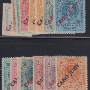 Spain - Cape Juby #7-19 MintHinged F - VF