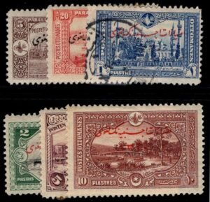 Turkey 278-284 Mint/Used F-VF