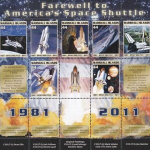 US 1001 Trust Territories Marshall Islands NH VF Farewell To Space Shuttle