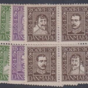 Denmark 167a, 171a, 175a VF NH cv $225