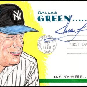 US 1989 #2417 FDC with Hand Painted Cachet Signed by Dallas Green