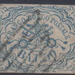 Italian States - Roman States 10 Used, Appears VF cv $1,650