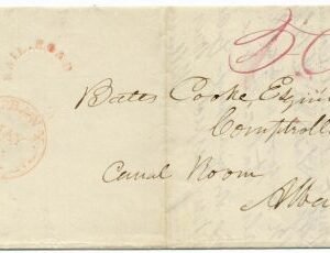 US 1839 Stampless Cover with Railroad Cancel