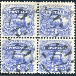 US 114 Pictorials F - VF Used Great Masonic Cancel Beautiful color, few nibbed perfs UL cv $450