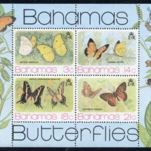 Bahamas 373a S/S Butterflies