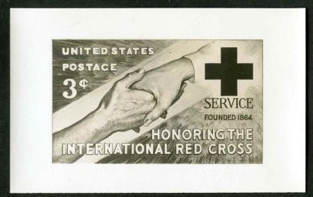 US 1016 Photo Essay, Red Cross, hand in hand, proposed design