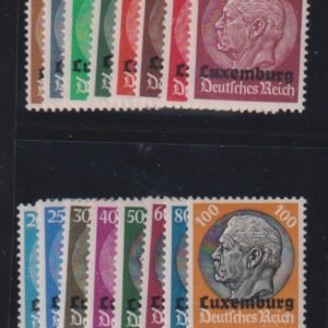 Luxembourg #N1-16 MintNH VF