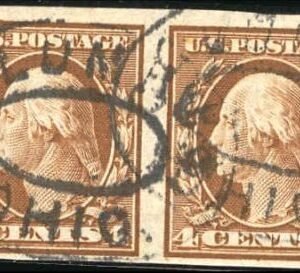 US 346 Washington / Franklin F - VF Horizontal Used Pair