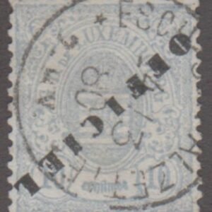 Luxembourg O33a VF Used Lovely, Almost S-O-N Cancel cv $110